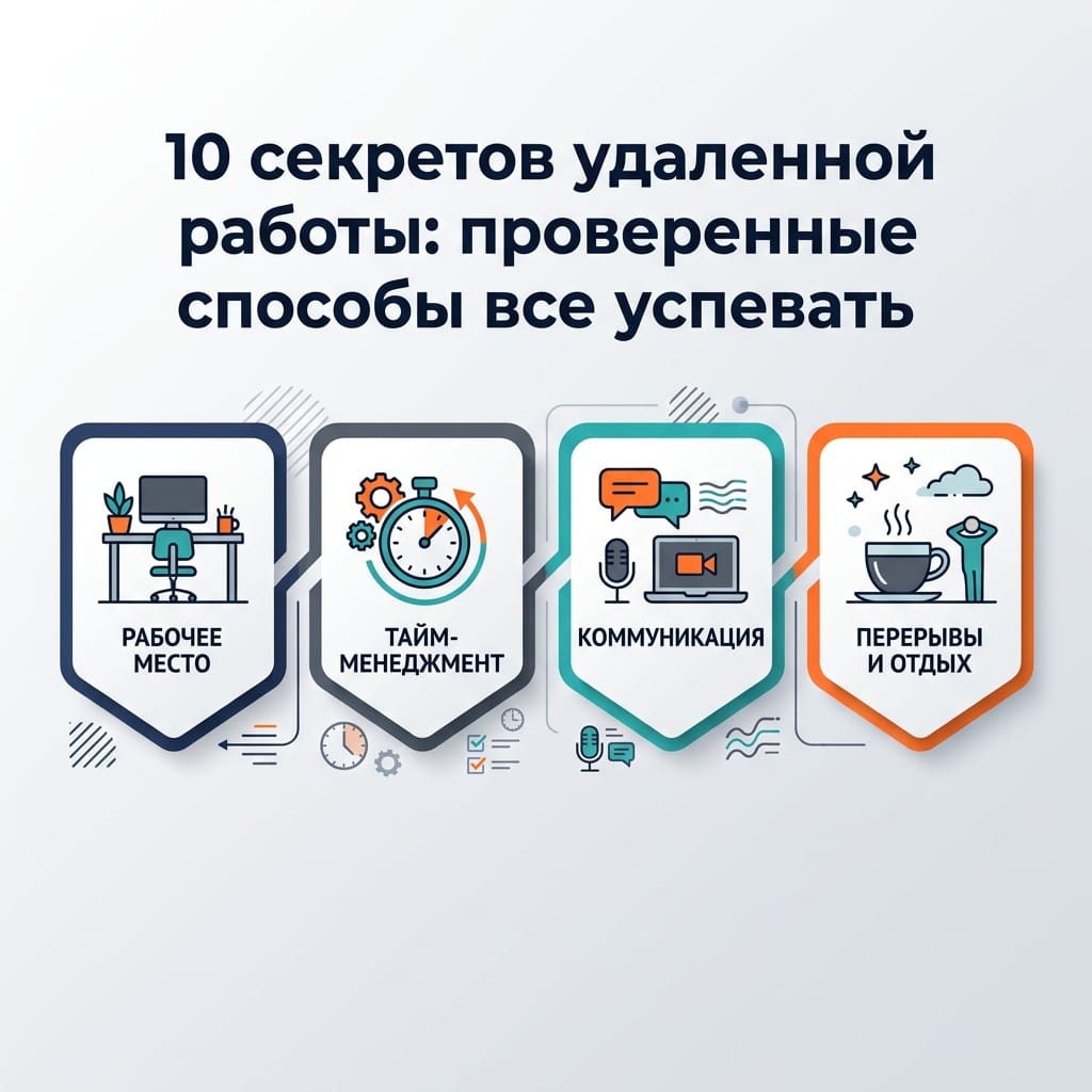 10 секретов удаленной работы: проверенные способы все успевать