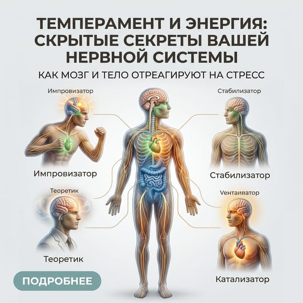 Темперамент и энергия: скрытые секреты вашей нервной системы