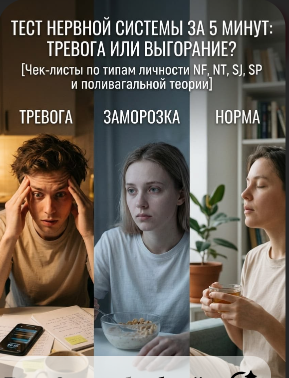 Тест нервной системы: проверьте, в каком вы состоянии на самом деле