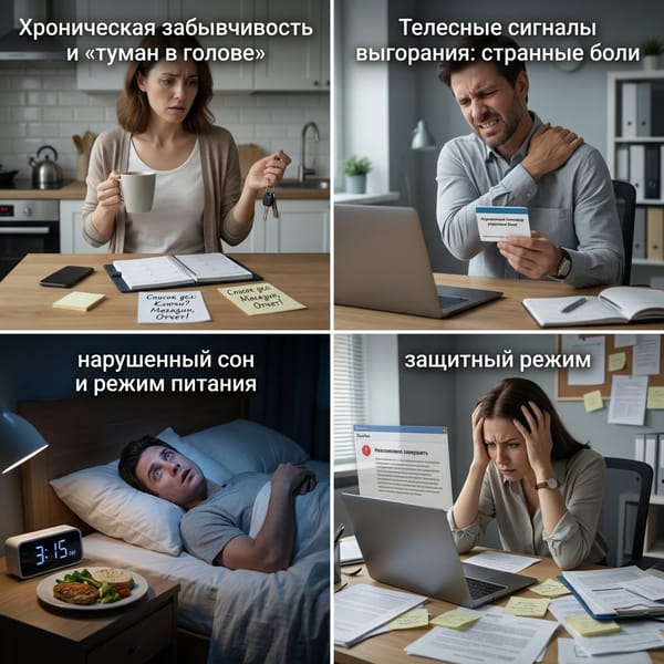 Симптомы выгорания: 5 скрытых сигналов вашей нервной системы